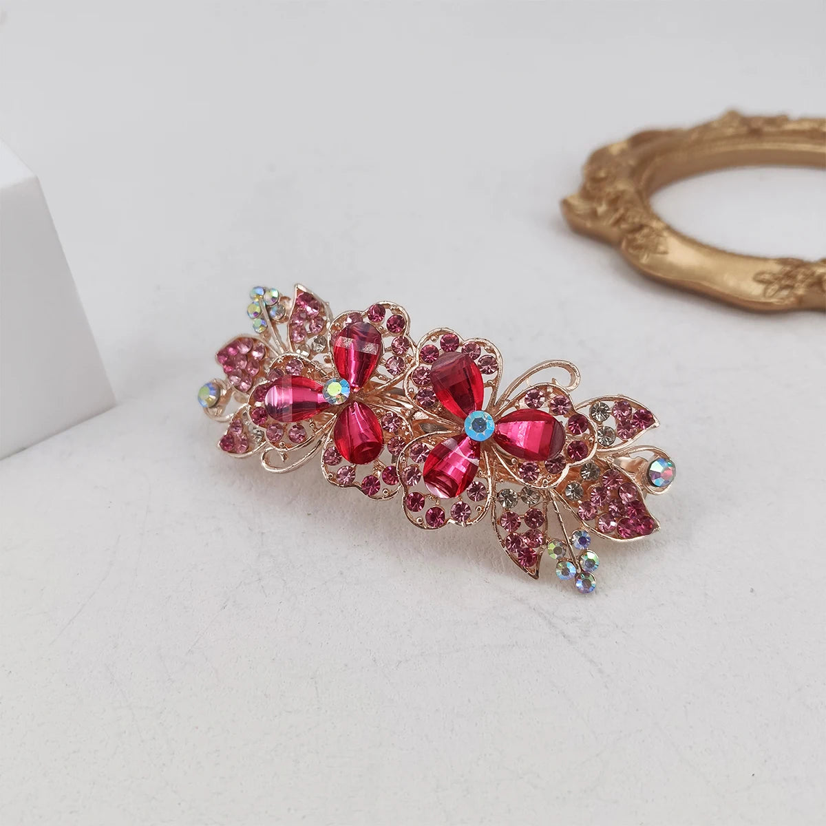 Crystal Barrettes Bow Clip Rhinestone ,ladies girls half up half down hair