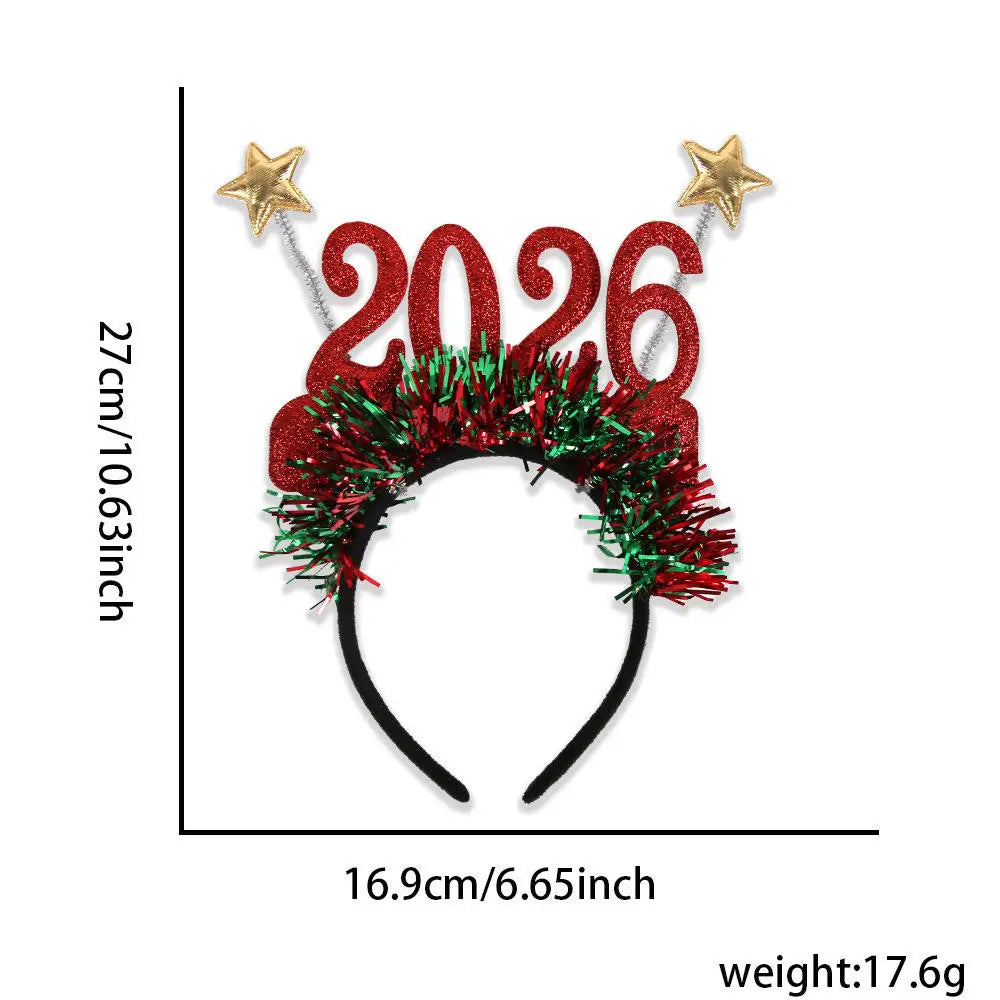 Christmas Costume Hair Accessories Cartoon Snowman Xmas Tree Elk Headbands 2026 christmas  Party fancy dress     Decoration Hairbands