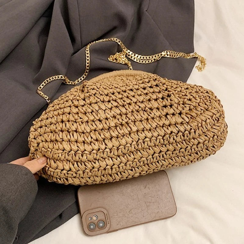 Straw Weaving Crossbody bag