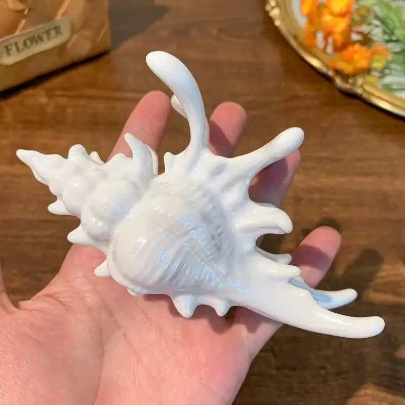 1pc seaside vacation style acrylic sea shell hair clip high-end feeling bun shark clip versatile hair accessory perfect for beach holiday or cruise. Conch
