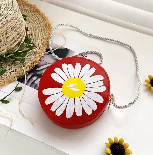 Lovely Children's Mini Shoulder Bags PU Leather Boys Girls Small Crossbody Bag Cute Cartoon Baby Kids Pink Red Coin Purse Wallet