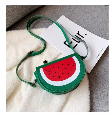 Lovely Children's Mini Shoulder Bags PU Leather Boys Girls Small Crossbody Bag Cute Cartoon Baby Kids Pink Red Coin Purse Wallet