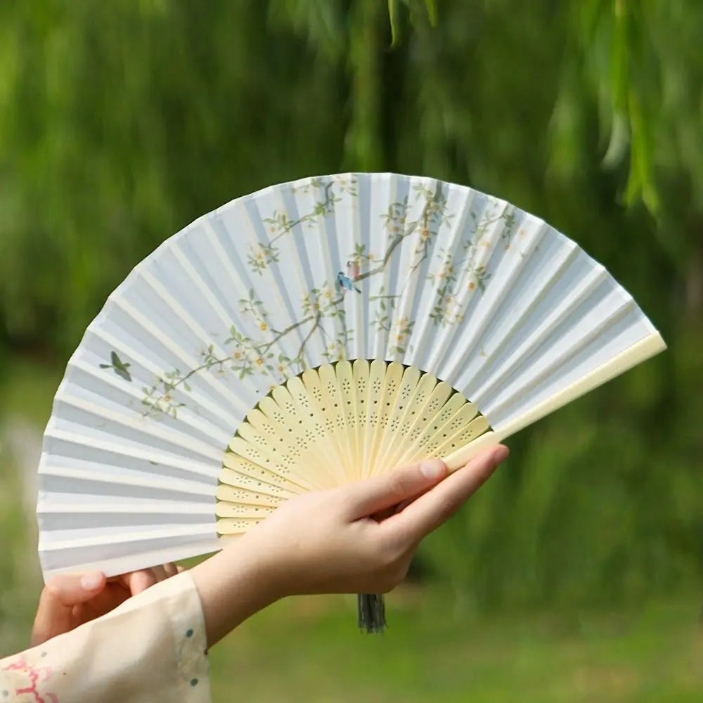 Bamboo Chinese Style Folding  Hand Fan