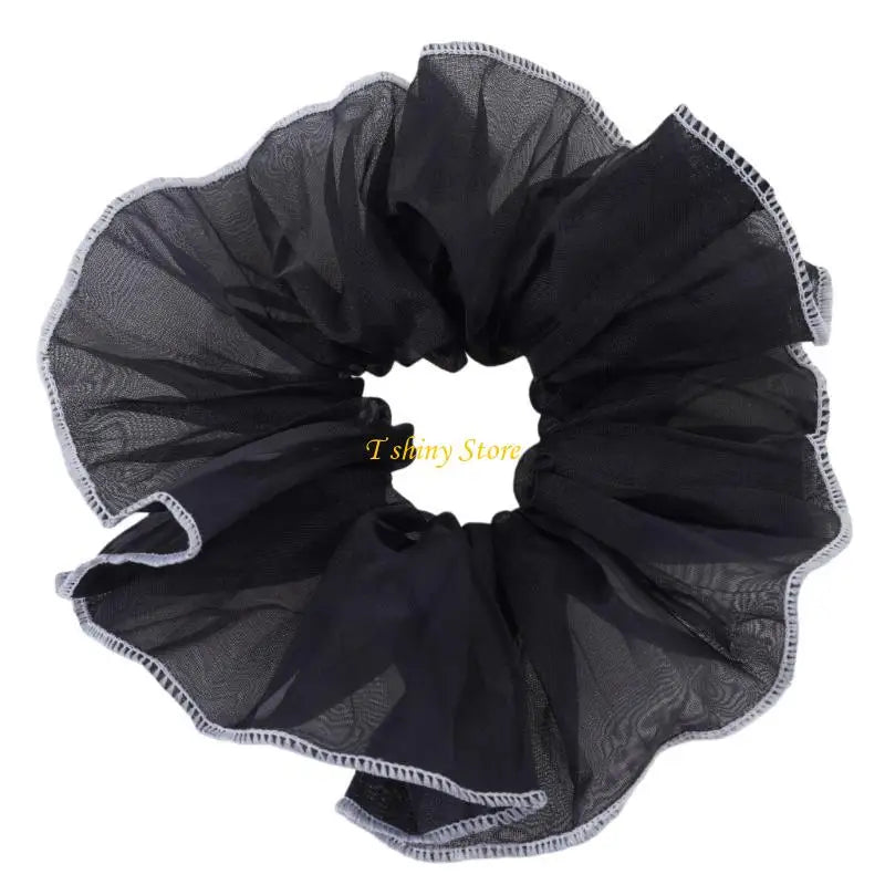 Elaborate Hair Tie for Women Hair Rings Lovely Ruched Scrunchies Oversized Hair Rope Hair Tie