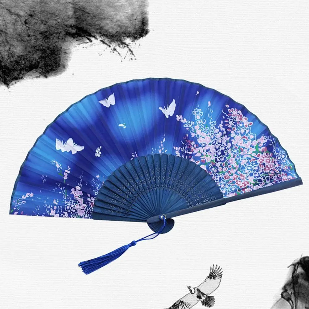 Bamboo Chinese Style Folding  Hand Fan