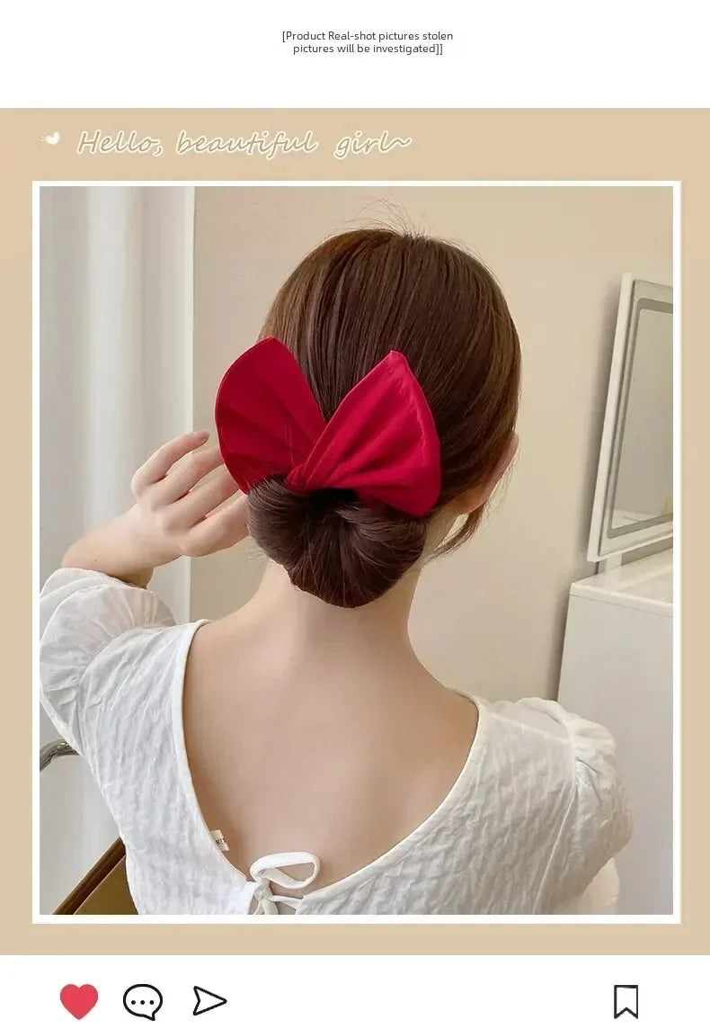 Twist Hair Clip, Bun Maker bow
