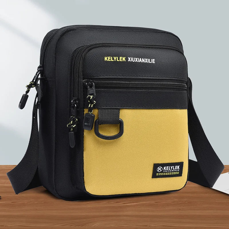 2025 New Outdoor Sports Large Capaci Bapa Mobile Phone Bag Men's Ox Cloth Waterproof Single oulder Slant Bag