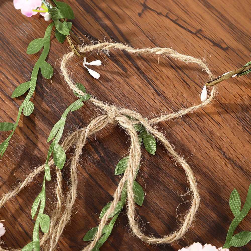 Flower Vines Crown Headband for Bride Wedding or festival