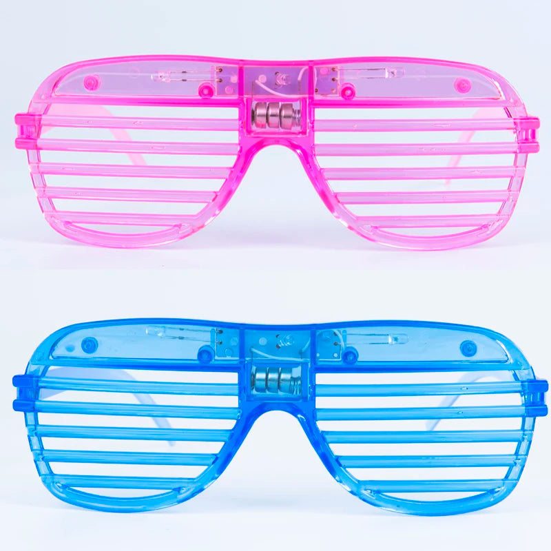 5-50 PCS 3 Modes LED Glasses Glow In The Dark Party Neon Luminous Glasses  Birthday Wedding LED Party Supplies