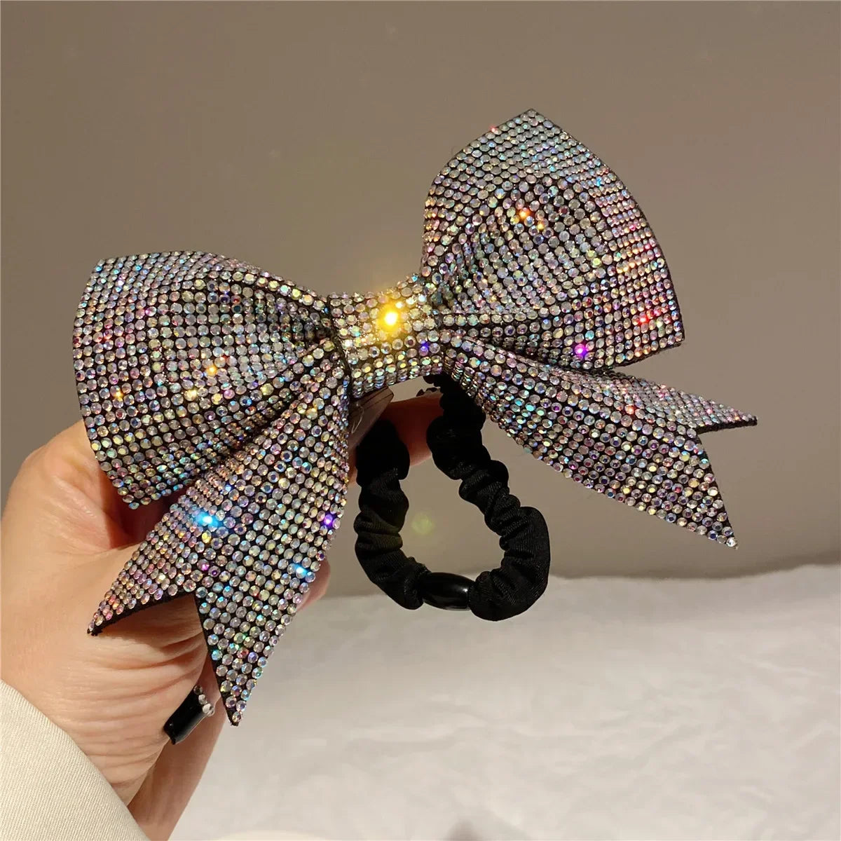 Shiny Bow Elastics Hair Tie bobble