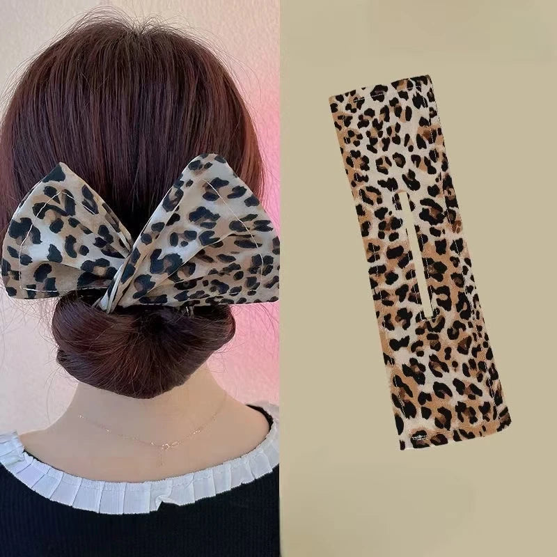Twist Hair Clip, Bun Maker bow