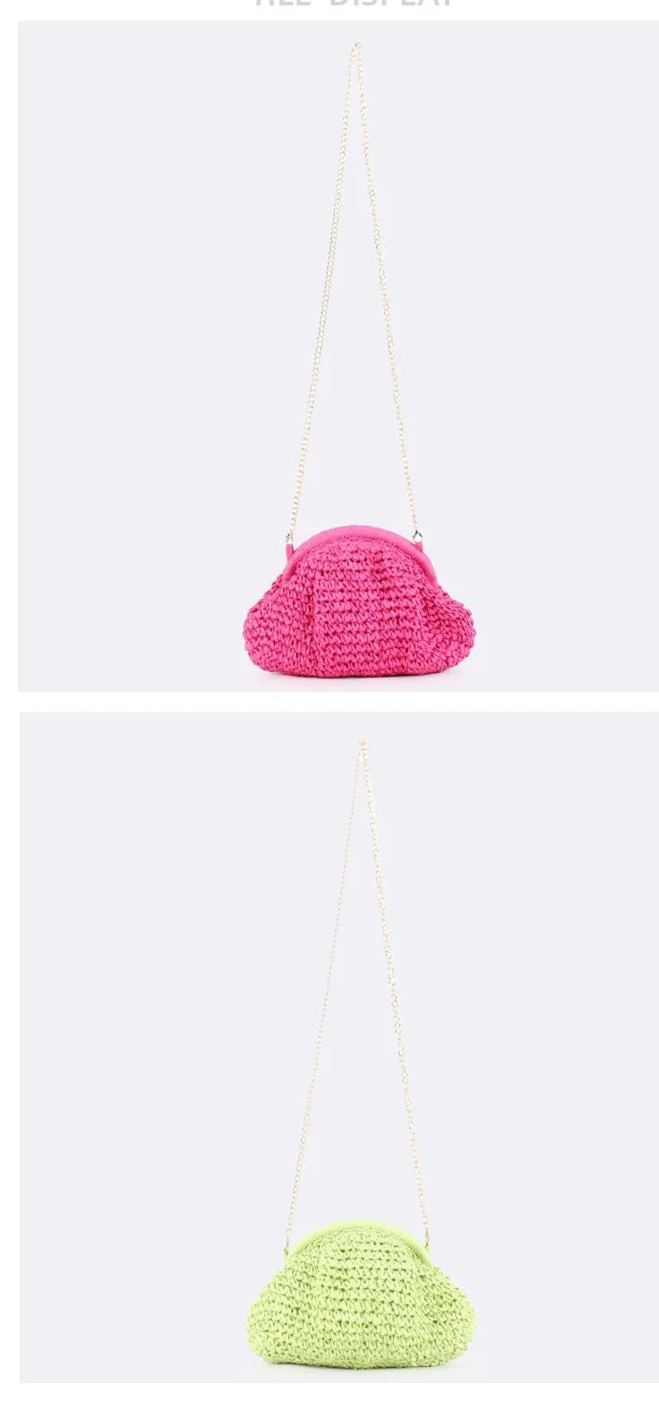 Straw Weaving Crossbody bag