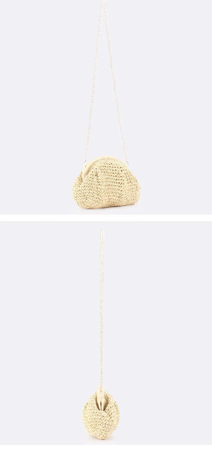 Straw Weaving Crossbody bag