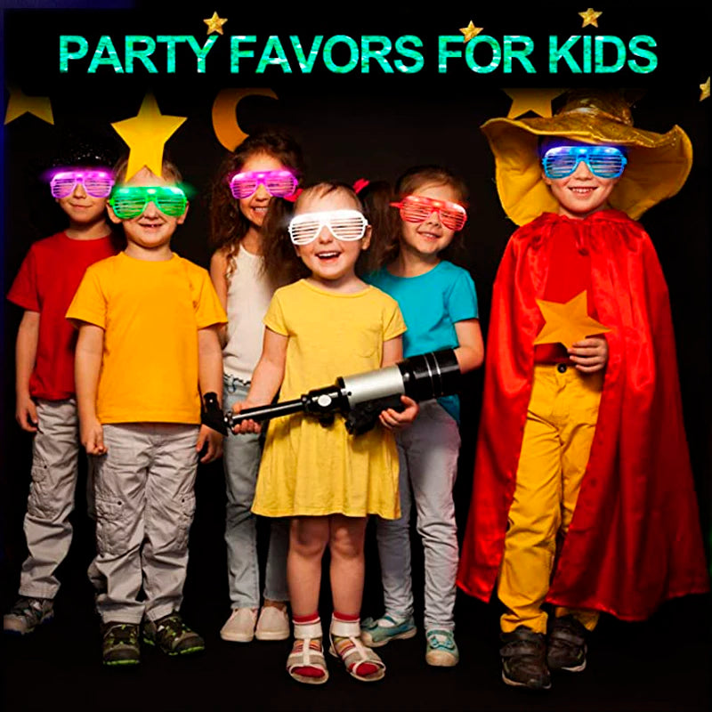 5-50 PCS 3 Modes LED Glasses Glow In The Dark Party Neon Luminous Glasses  Birthday Wedding LED Party Supplies