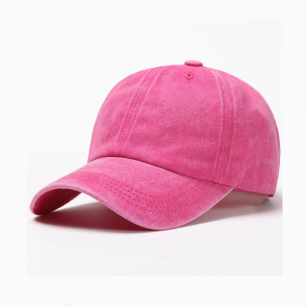 Baseball Cap Washed Cotton Men Women Snapback Hat Vintage Hip Hop Caps Solid Color Dad Hat Bone Casquette Outdoor Casual Sport
