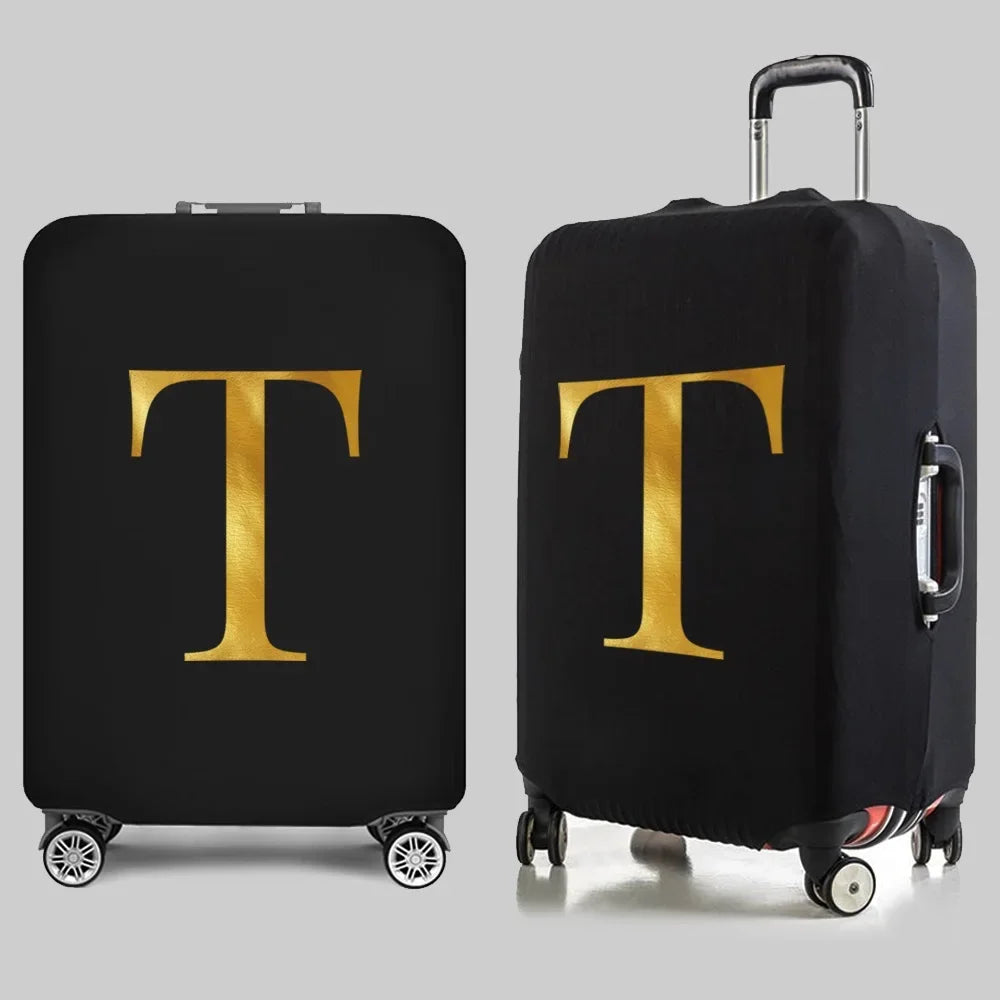 Fashion Travel Essentials Luggage Cover 26 Letters Print 18-32 Inch Holiday Traveling Accessories Trolley Elastic Suitcase Case cover
