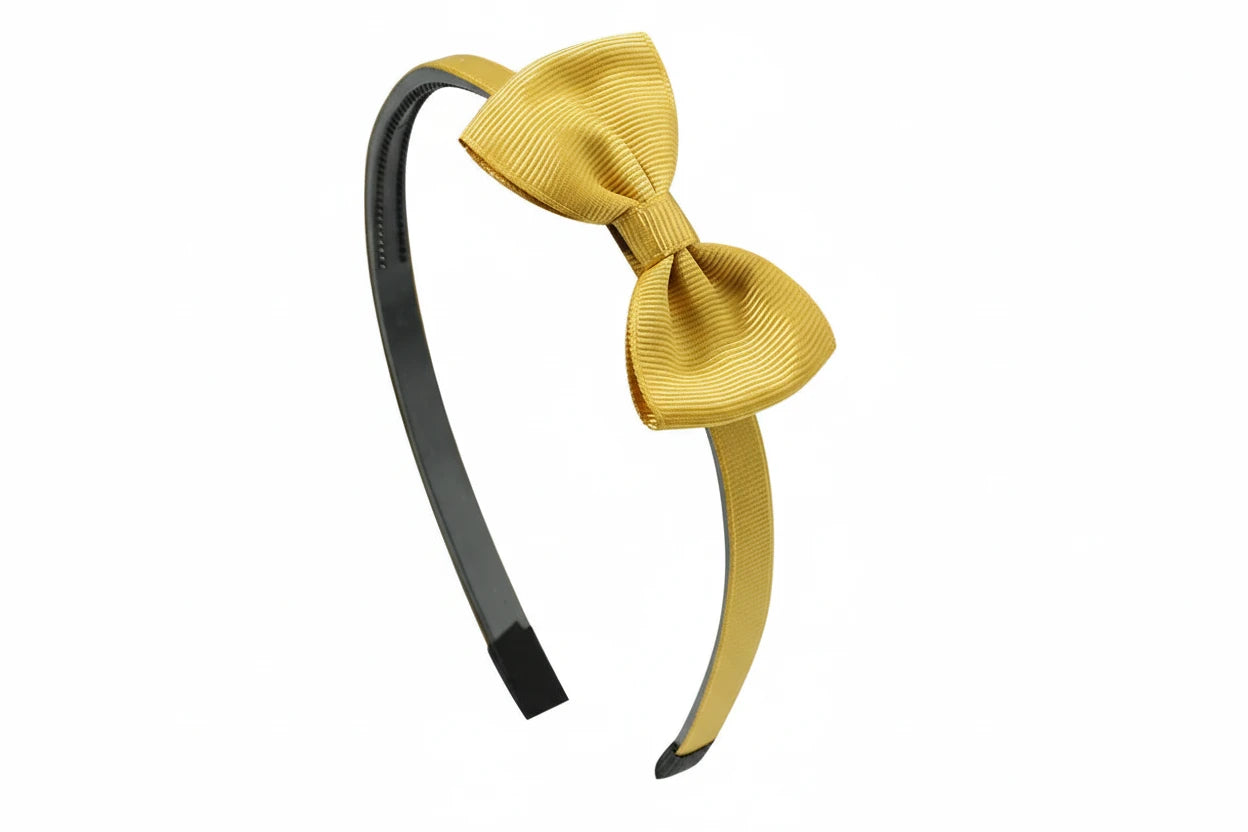 1PCS Ribbon Bow Knot Headband Children Hair Hoop Solid Color Baby Hairbands Clothing Decoration Photography Props all colours