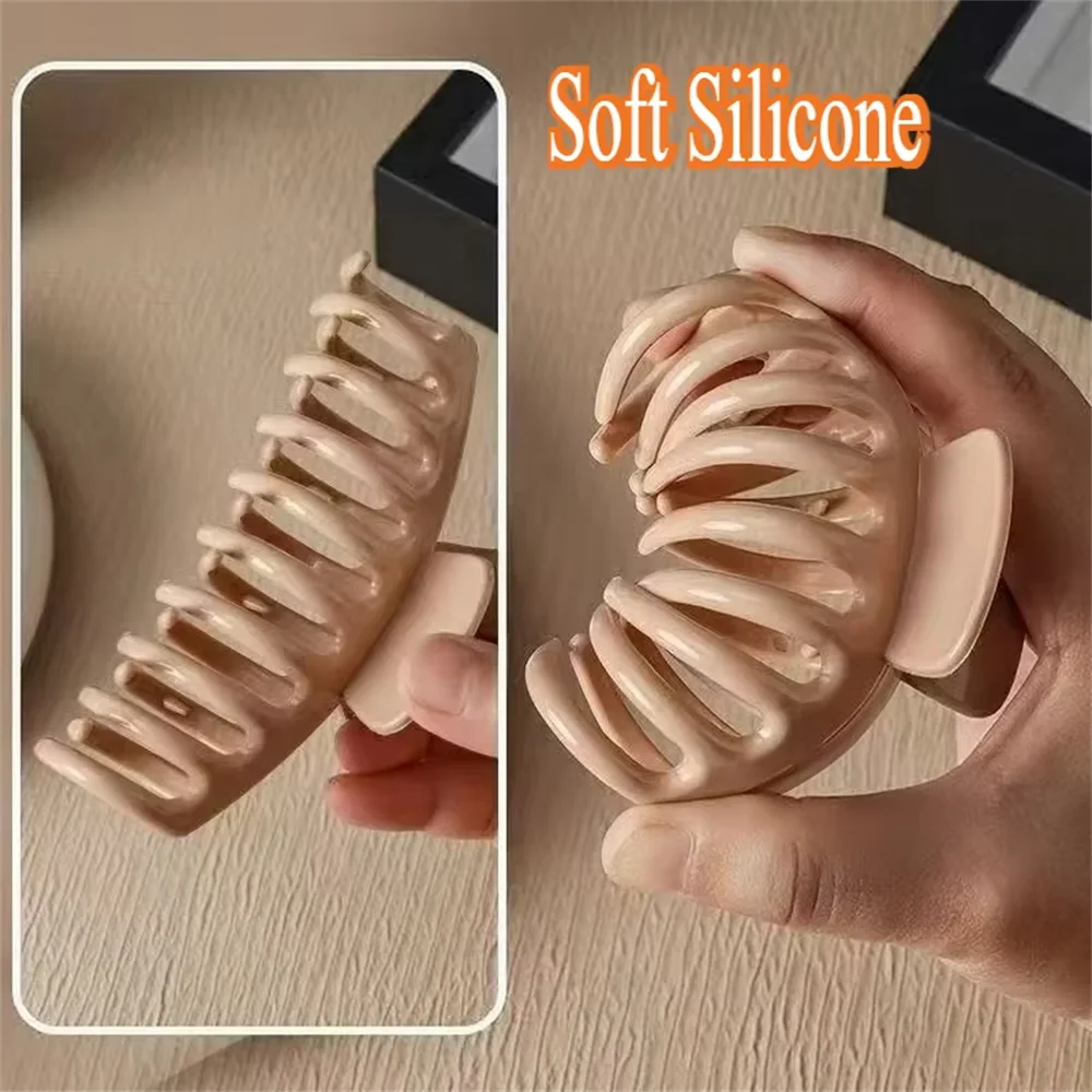 Silicone Hair Claw Clip