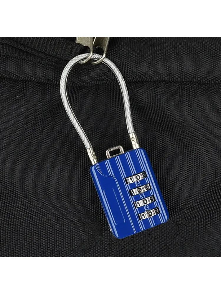 1Pcs 3 Digit Combination High Security TSA Customs Lock Helmet Lock For Backpack Trolley Case Luggage Suitcase Password Padlock