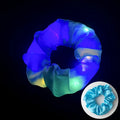 10pc LED Hair Scrunchie Light Up Hair Scrunchy  Hair bobbles festivals