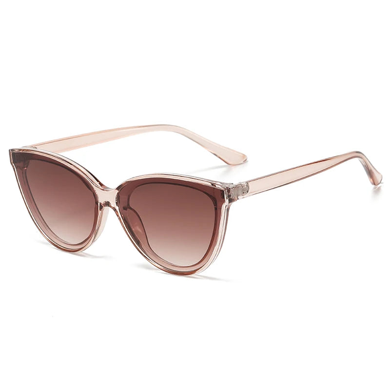 Large Frame Cat Eye Sun Glasses UV400
