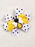 Hair Clips Unique Bee Hair Bows For Girls Stack Dot Hair Clips Fashion Kids Hairpins Barrettes Children Hair Accessories
