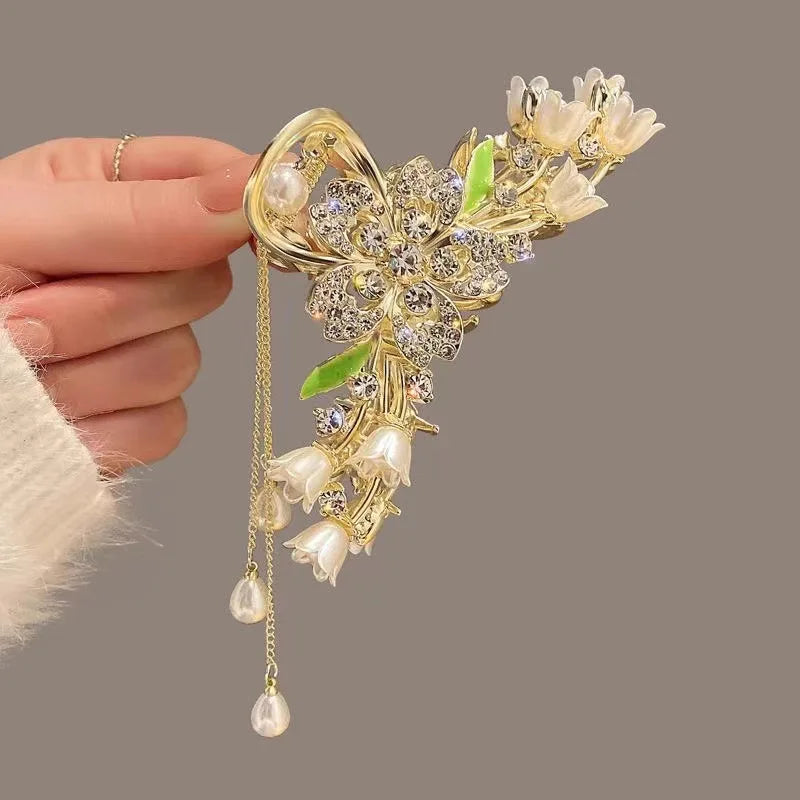 Fashion Cute Flower Alloy Hairclips For Women Multicolour Metal Hairclip Party Everyday flowers well made not cheap plastic these are metal strong clips ideal for holidays beach cruises days out and special occasions sunflower Italy holiday