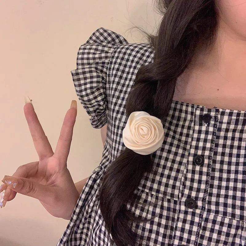 French Rose Hair bobble