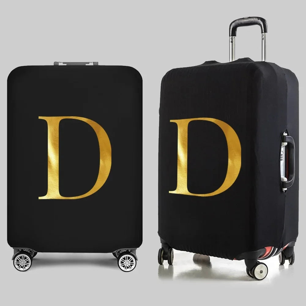 Fashion Travel Essentials Luggage Cover 26 Letters Print 18-32 Inch Holiday Traveling Accessories Trolley Elastic Suitcase Case cover