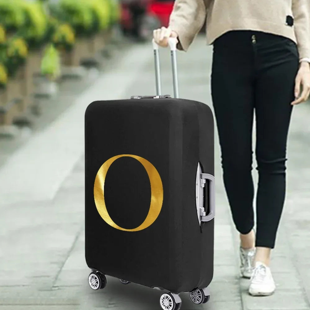 Fashion Travel Essentials Luggage Cover 26 Letters Print 18-32 Inch Holiday Traveling Accessories Trolley Elastic Suitcase Case cover