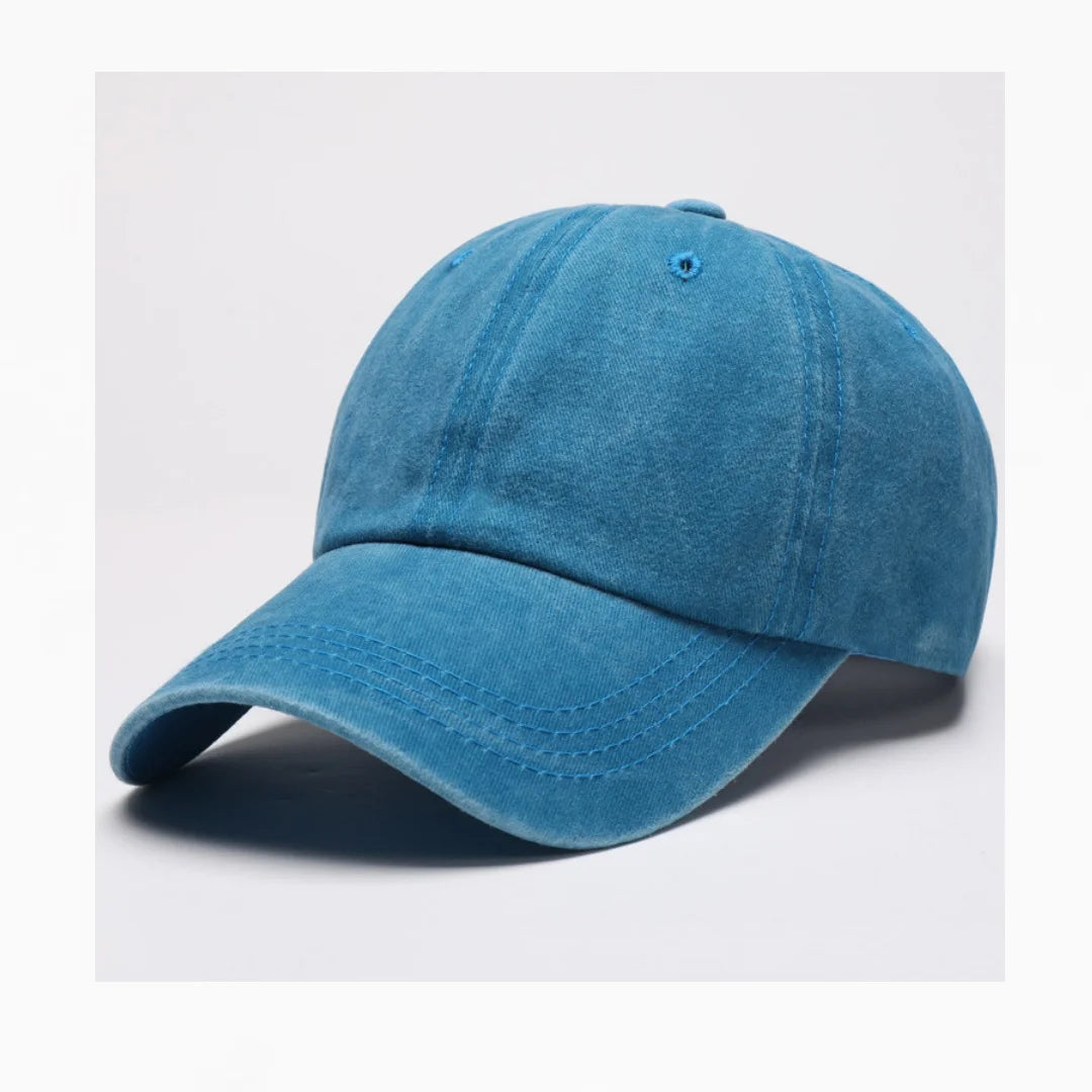 Baseball Cap Washed Cotton Men Women Snapback Hat Vintage Hip Hop Caps Solid Color Dad Hat Bone Casquette Outdoor Casual Sport
