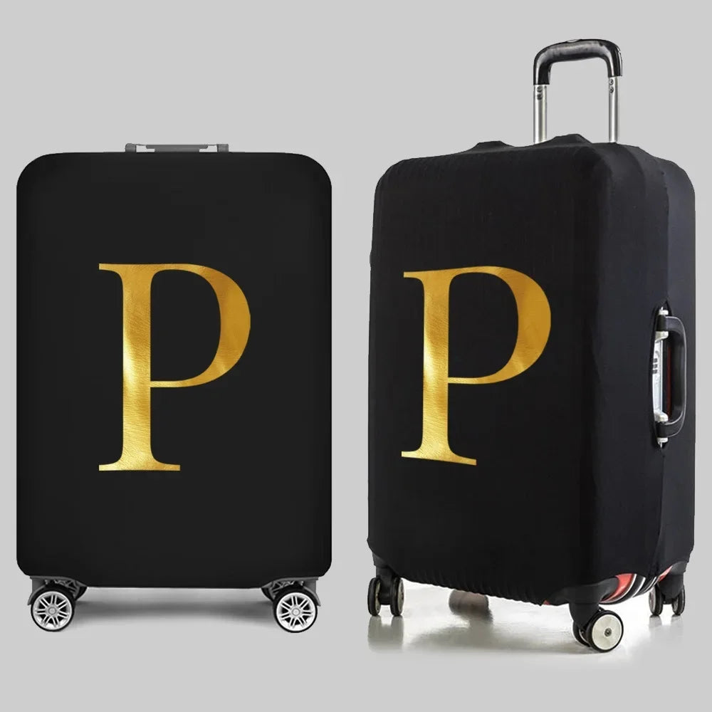 Fashion Travel Essentials Luggage Cover 26 Letters Print 18-32 Inch Holiday Traveling Accessories Trolley Elastic Suitcase Case cover