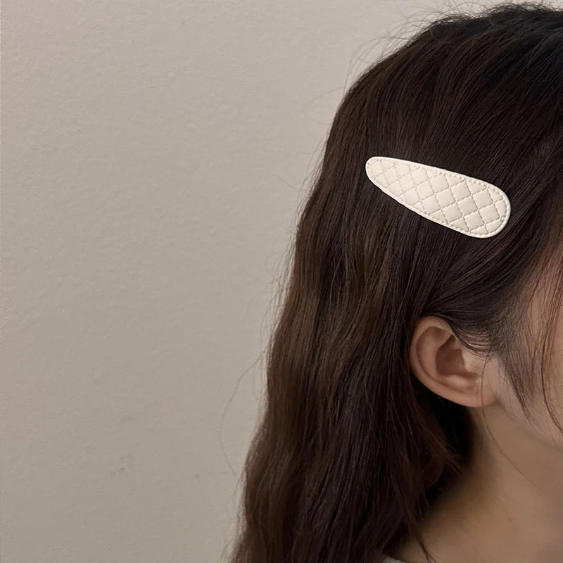 Retro Style Diamond Pattern Side Clips Hairpin For Women Girls Child Hairpins Barrettes Hair Accessories Headwear slide clips