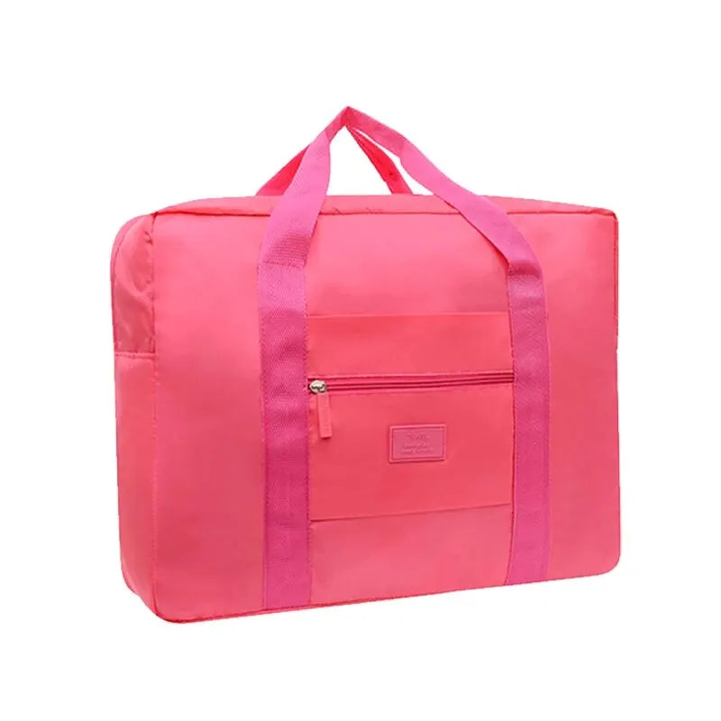 Lightweight Foldable Travel Duffel Bag: Unisex Tote Carry-On Luggage for Weekenders & Overnight Stays