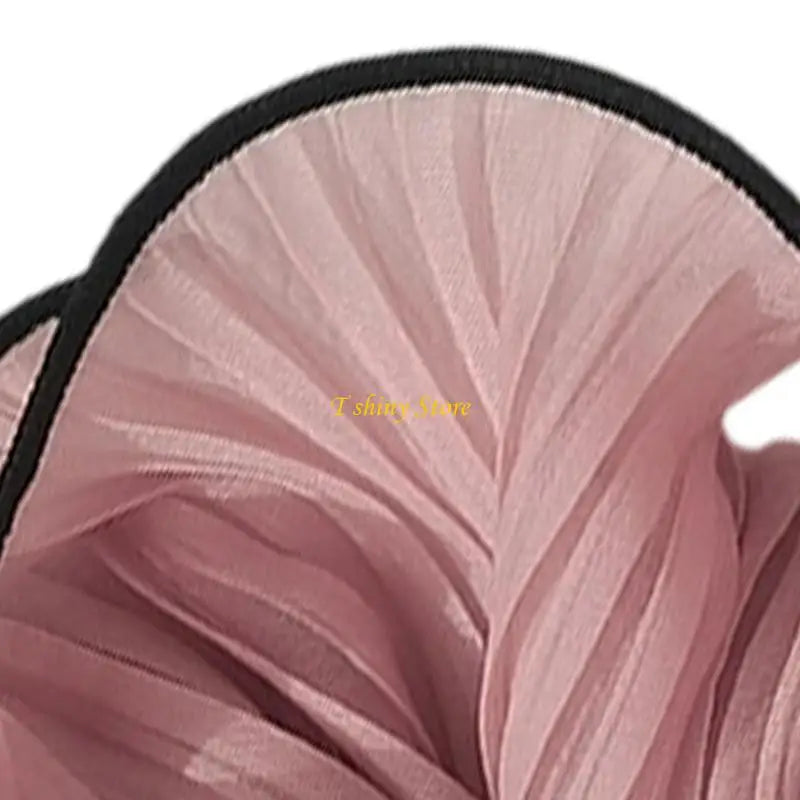 Elaborate Hair Tie for Women Hair Rings Lovely Ruched Scrunchies Oversized Hair Rope Hair Tie
