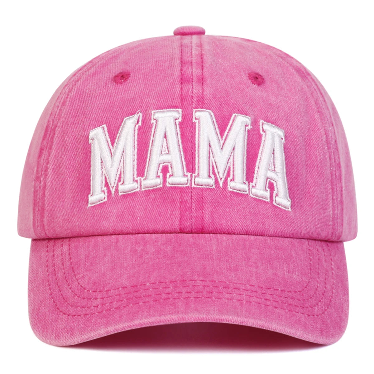 Unisex Parent Child 3D MAMA/MINI Embroidery Wash Baseball Caps Spring and Autumn Outdoor Adjustable Casual Hats Sunscreen Hat ﻿