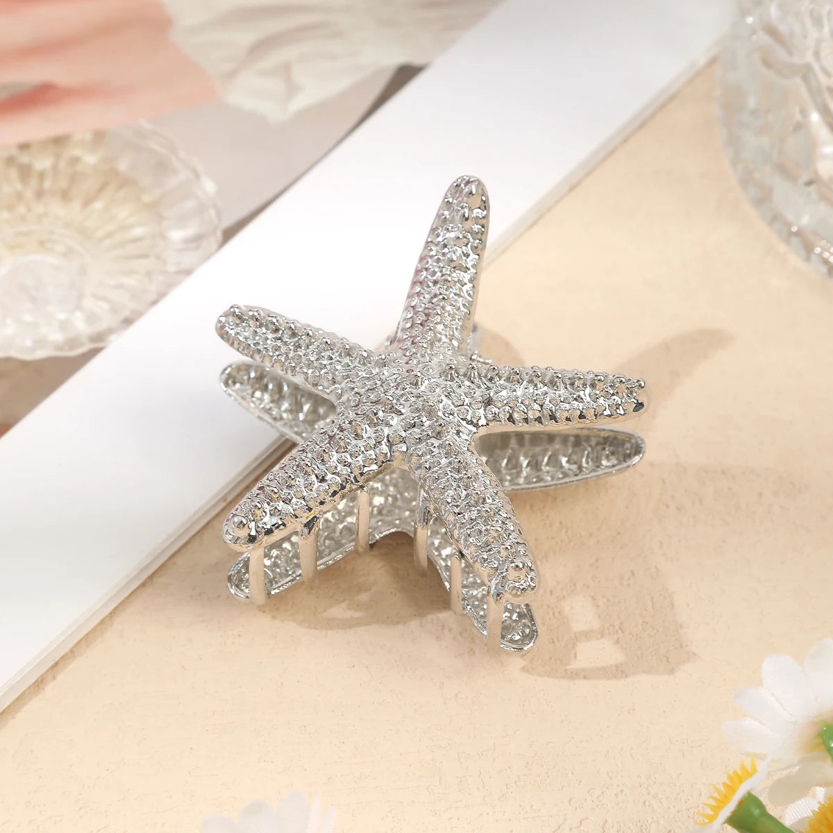 Starfish -jellyfish -octopus mini Hair Claw Clip