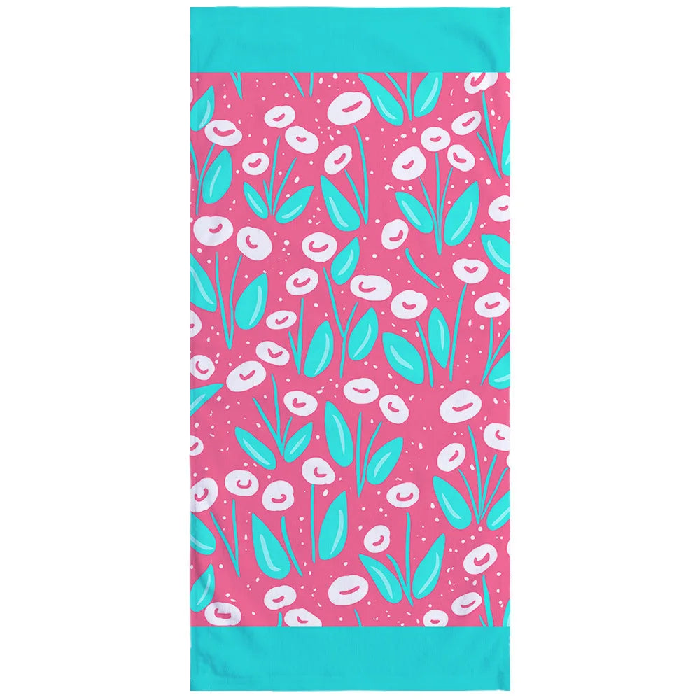 New Coconut Tree Ultra Fine Fiber Digital Printed Beach Towel Swimming Bath Towel Woolen Circle Cloth Beach Towel 70x150cm