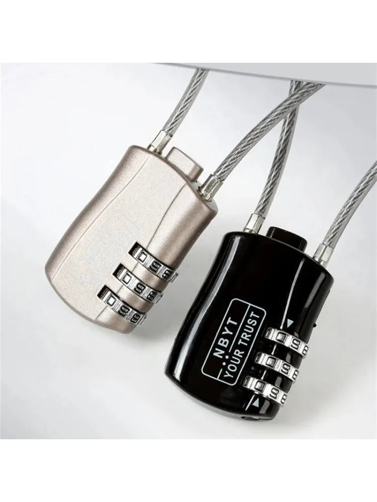 1Pcs 3 Digit Combination High Security TSA Customs Lock Helmet Lock For Backpack Trolley Case Luggage Suitcase Password Padlock