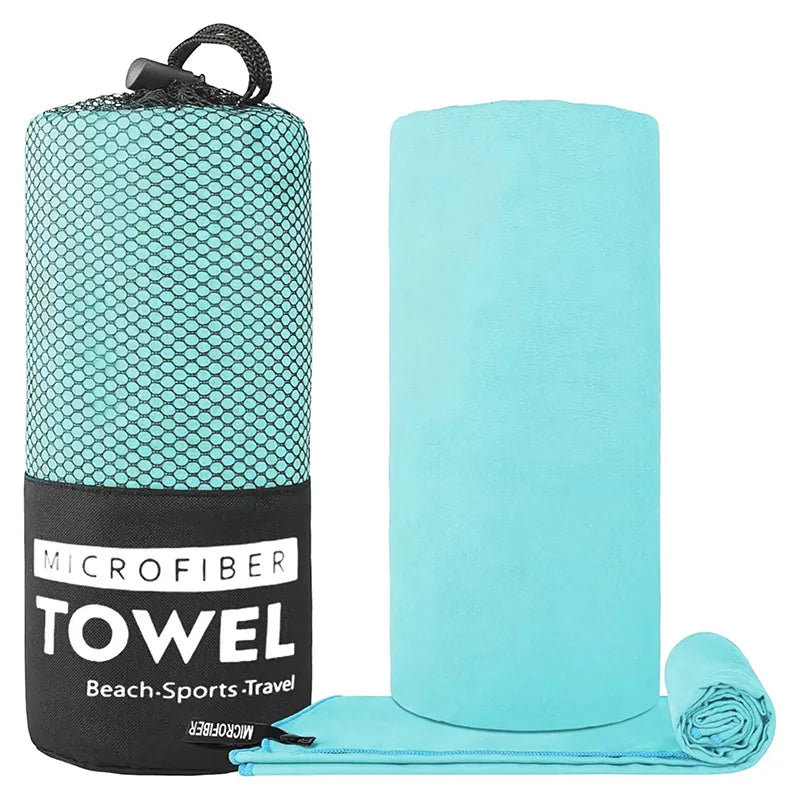 Quick-Drying Sports Towel Thick Sand Free Microfiber Quick Dry Towel , Super Absorbent Soft Swim BeachTowels for Men, Women