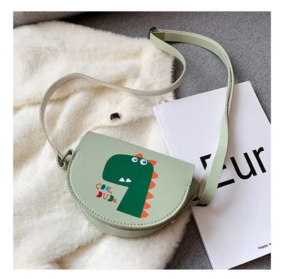 Lovely Children's Mini Shoulder Bags PU Leather Boys Girls Small Crossbody Bag Cute Cartoon Baby Kids Pink Red Coin Purse Wallet