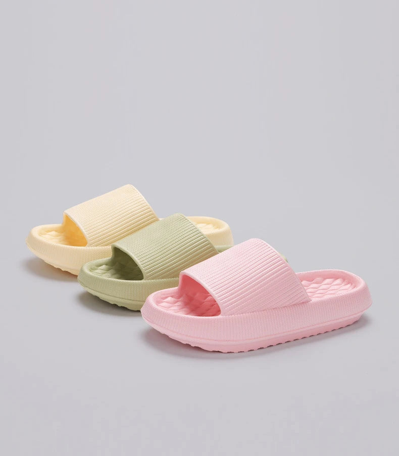 New Soft Platform Slippers for Women 2024 Summer Thick Bottom Cloud Slides Woman EVA Light Non-Slip Flip Flops Plus Size 45