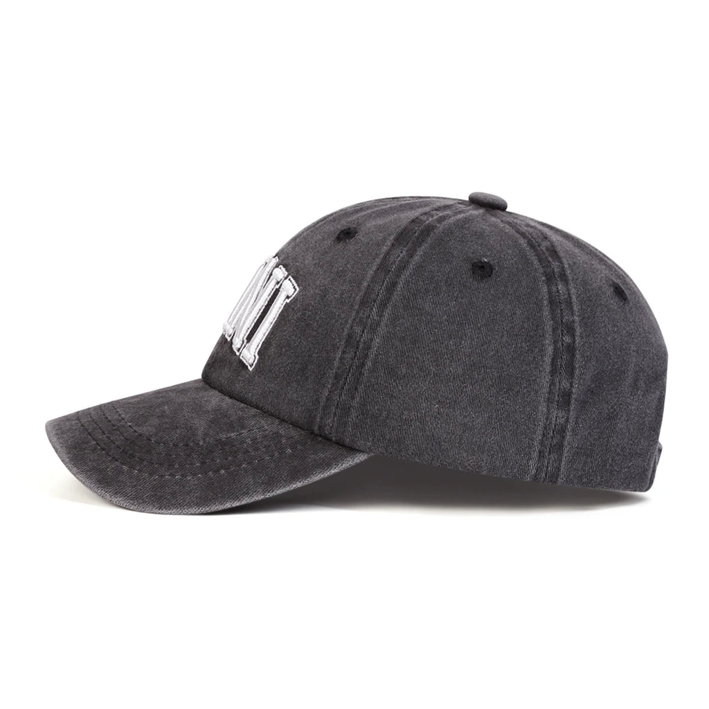 Unisex Parent Child 3D MAMA/MINI Embroidery Wash Baseball Caps Spring and Autumn Outdoor Adjustable Casual Hats Sunscreen Hat ﻿
