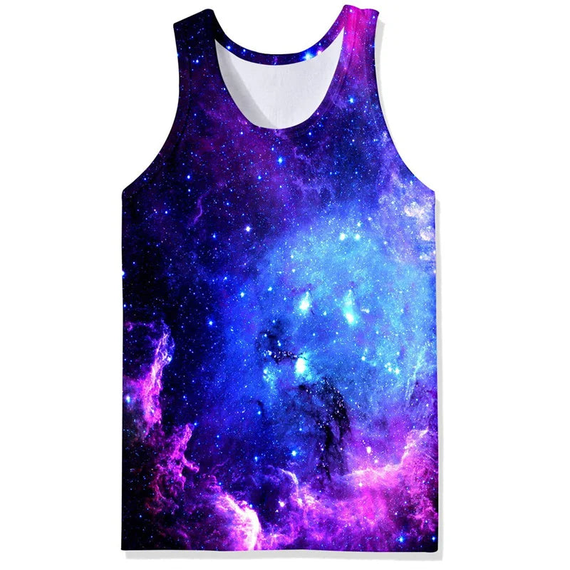 Tropical Tank Top Men boys Sleeveless vest