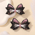 2Pcs/Set Gold pussy Cat Ear Hair Clips for Baby Girls Glitter Cartoon Animal Hairpin Barrettes Lovely Headwear Hair Accessories fancy dress