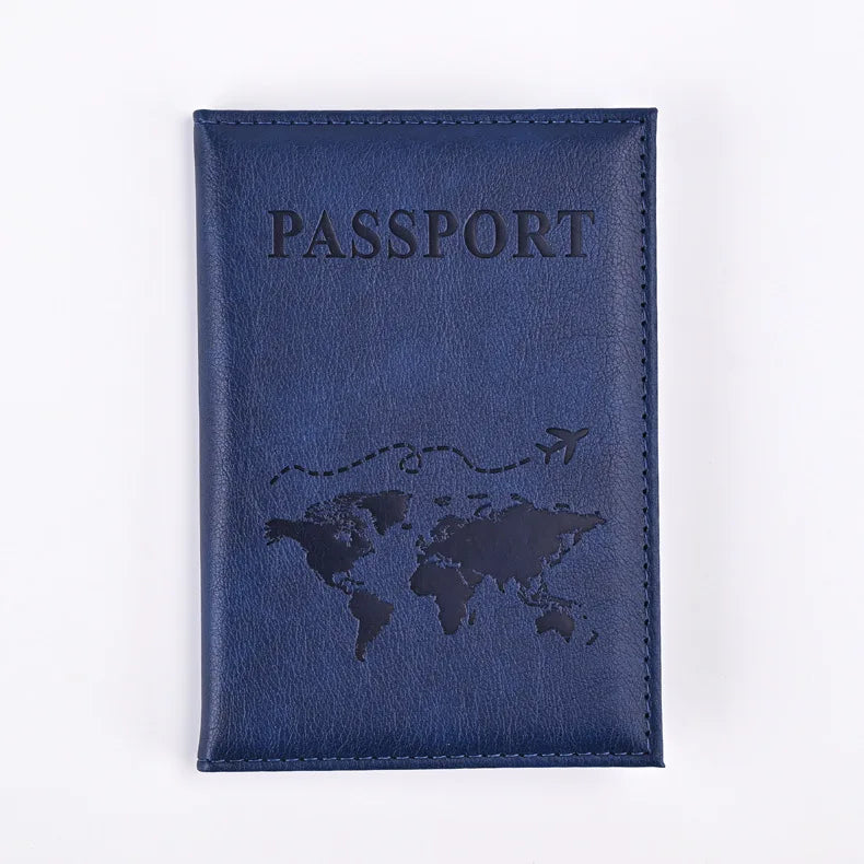 Colorful PU Passport Holder Ticket Passport Covers Travel Passport Protective Cover ID Credit Card Holder Travel Accessories