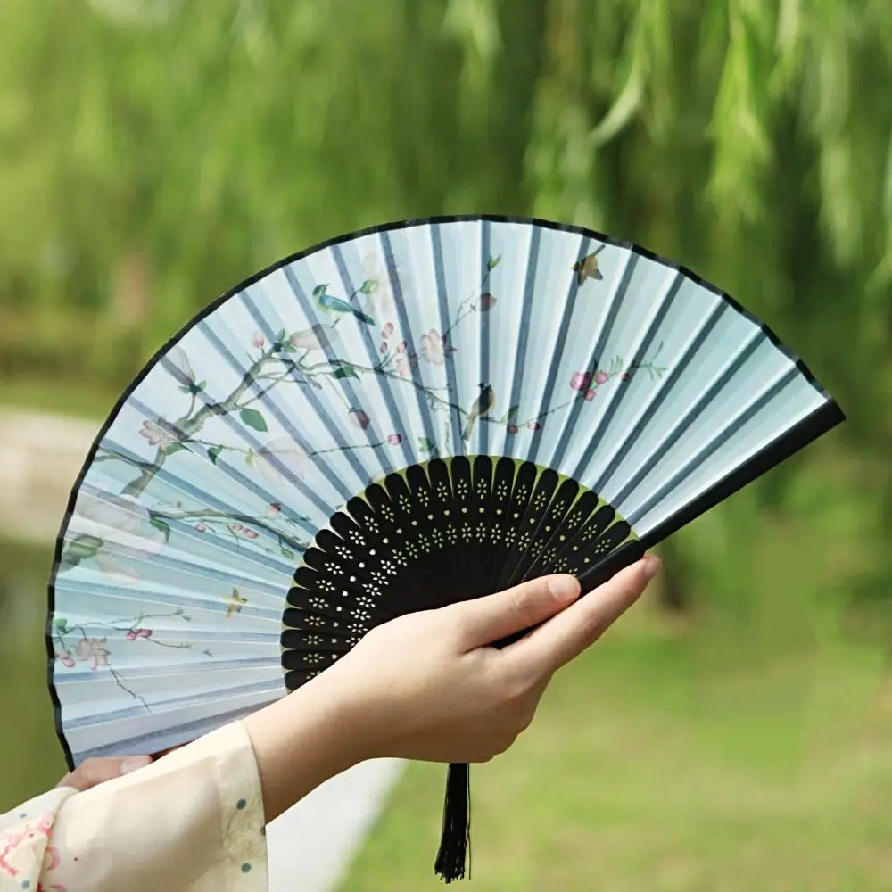Bamboo Chinese Style Folding  Hand Fan