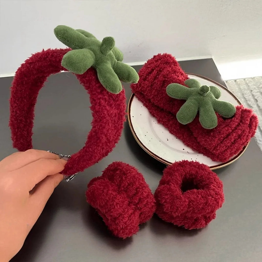 Strawberry Hair set headband