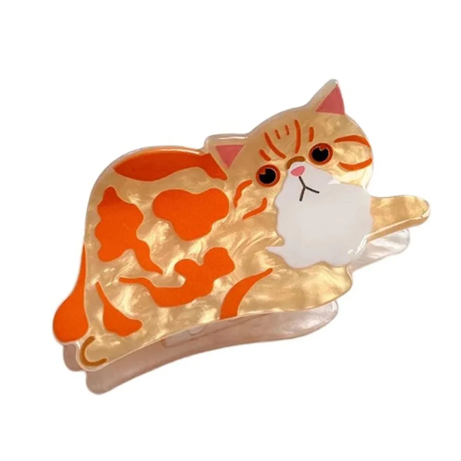 Cartoon Hair Claw For Women Cute Bee  ping pong  butterfly  cat  Shark Hair Gripper Claw Creative Acrylic Animal Hair Clip Girls Hair Accessories Manchester Bee for you or your princess holidays cruise party fancy dress  perfect for your manc friend r kid