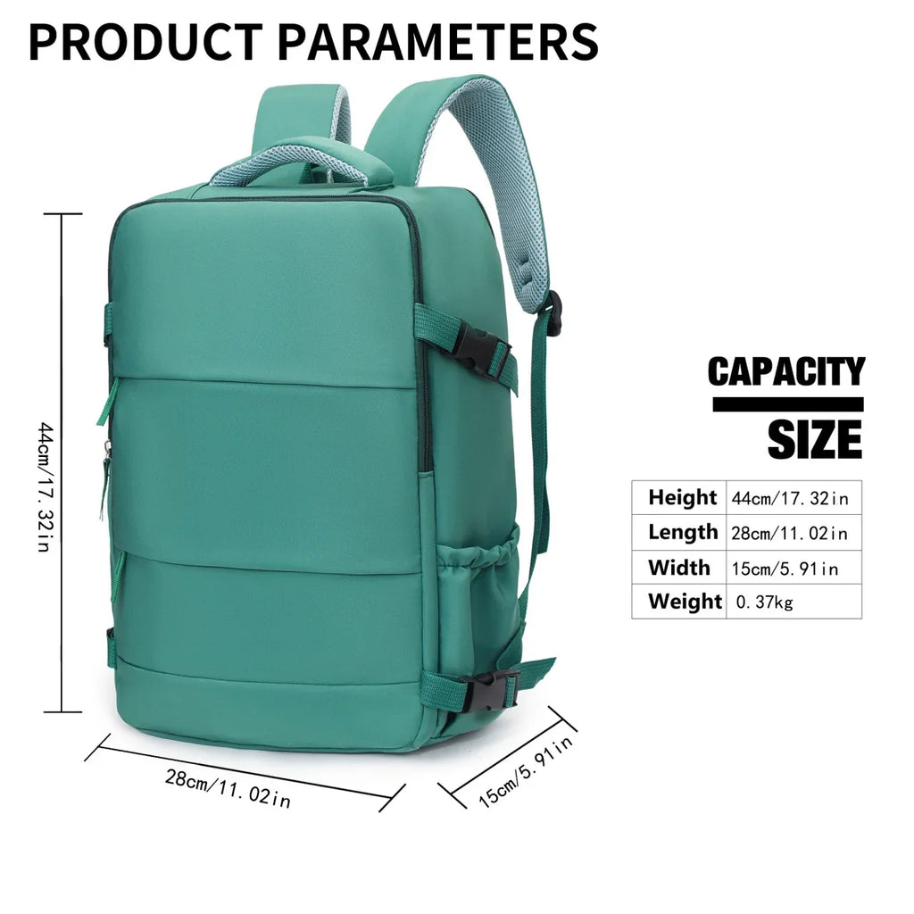 Leisure Lightweight Backpack Travel Backpack Female  male New Backpack Student Schoolbag Large Capacity Travel Commuter Luggage carry on case under airplane seat bag